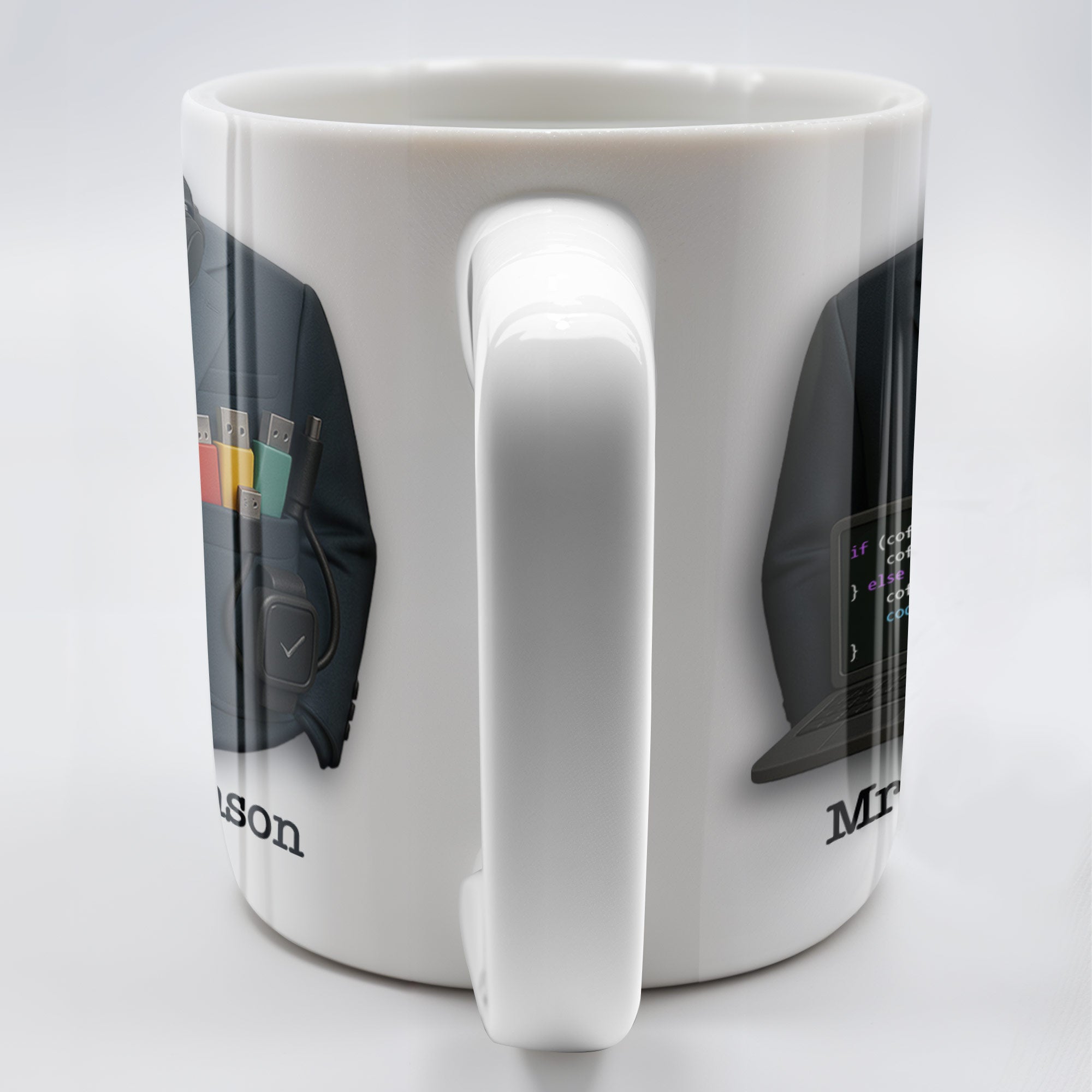 If Coffee.Empty Then Refill, Else Drink And Code, Laptop And Headphones