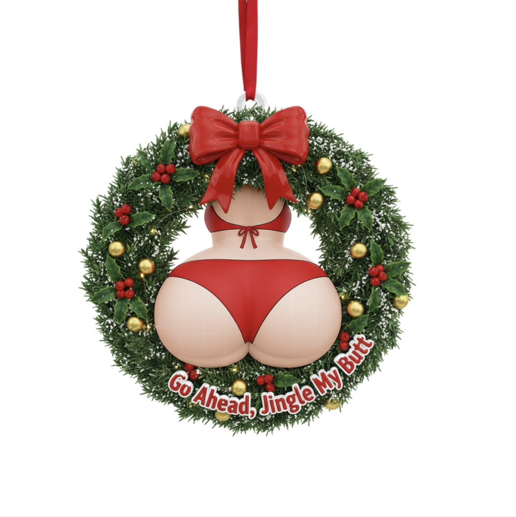 Naughty Couple Christmas Ornament - Personalized Gifts For Couple