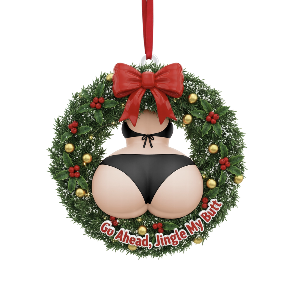 Naughty Couple Christmas Ornament - Personalized Gifts For Couple