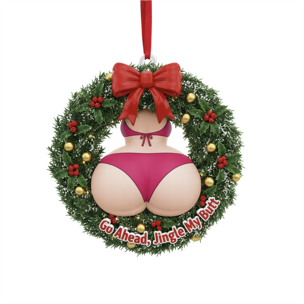 Naughty Couple Christmas Ornament - Personalized Gifts For Couple