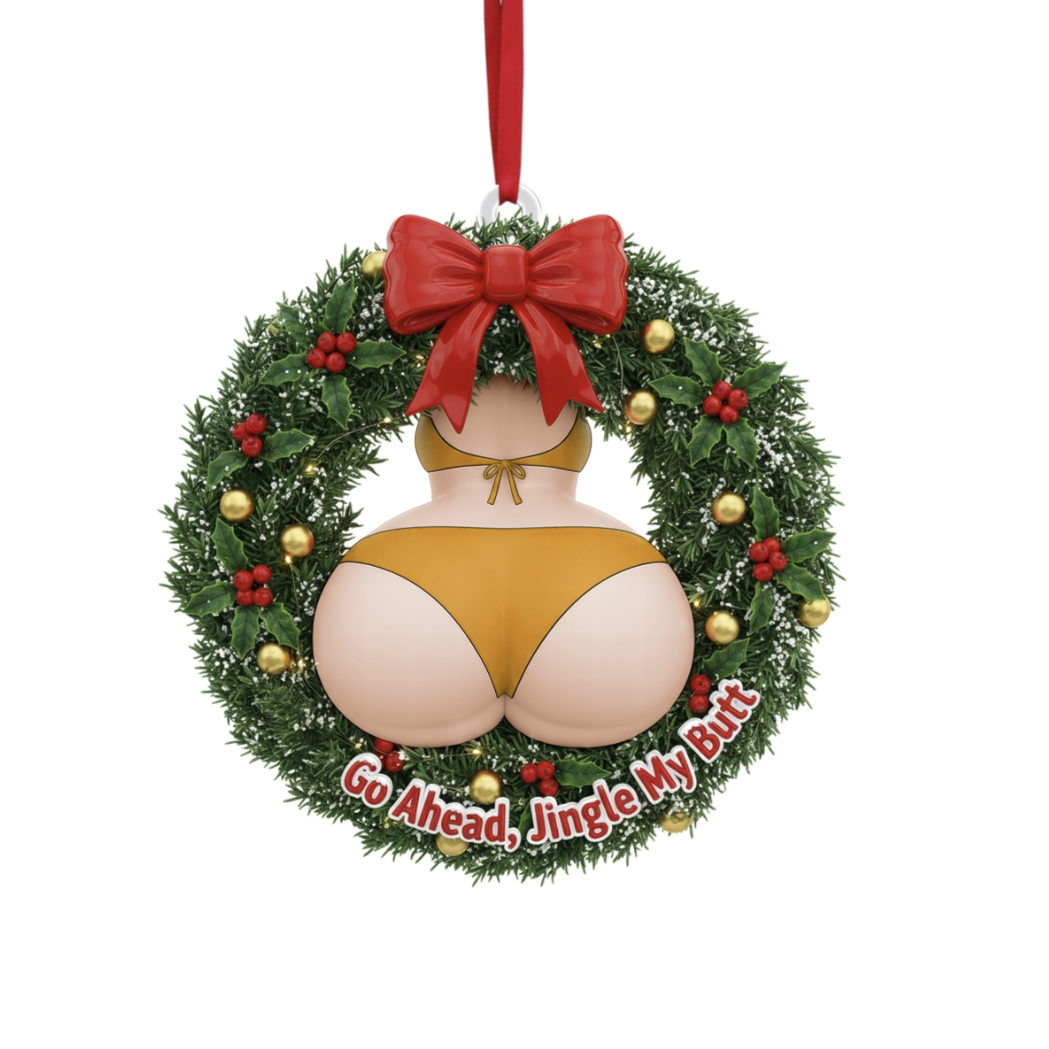 Naughty Couple Christmas Ornament - Personalized Gifts For Couple