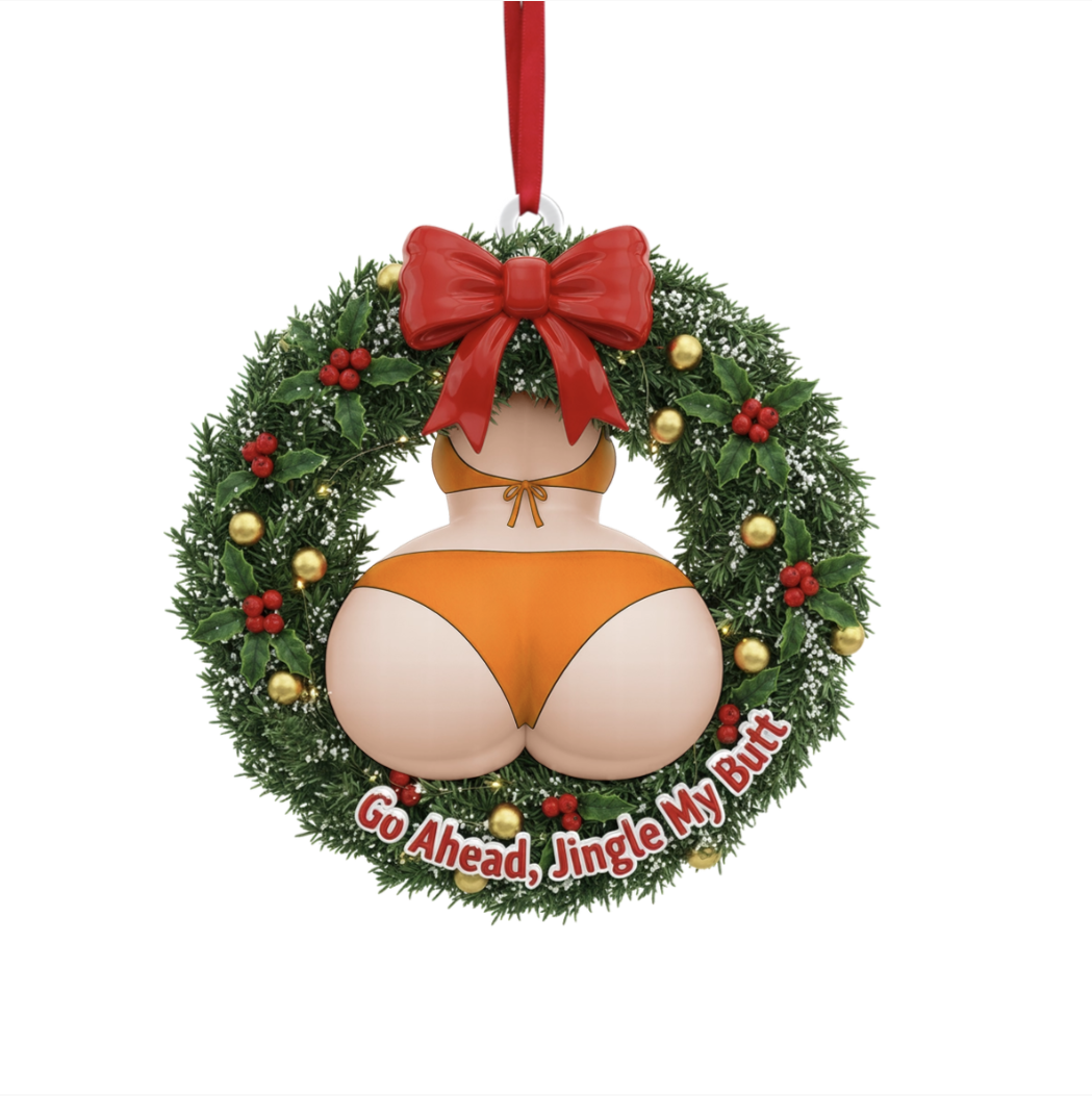 Naughty Couple Christmas Ornament - Personalized Gifts For Couple