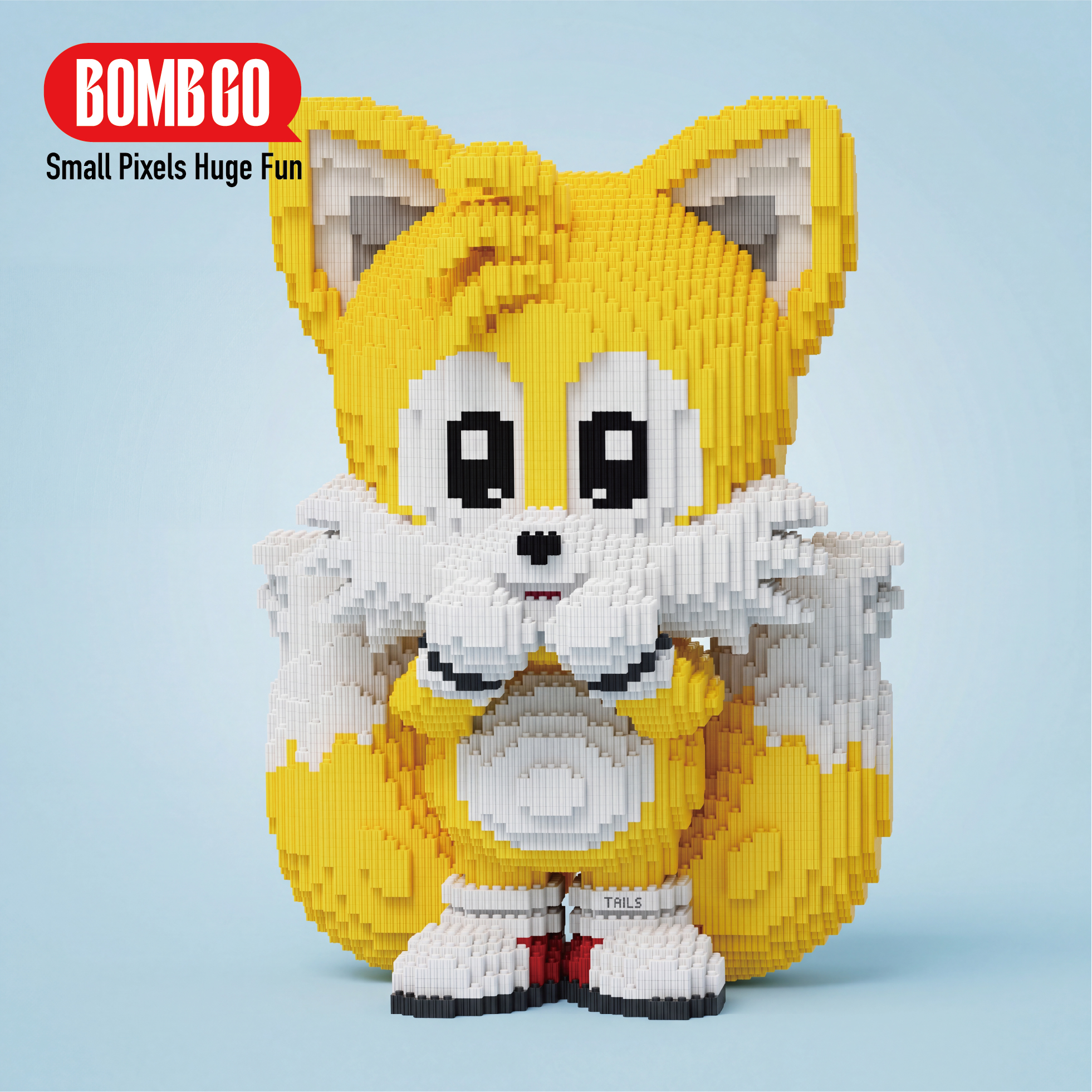 BOMBGO Sonic the Hedgehog Micro Building Blocks Set - 16587 PCS 3D Puzzle DIY Toy Collectible Gift