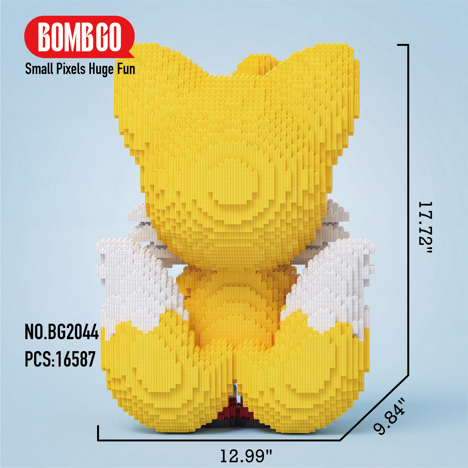 BOMBGO Sonic the Hedgehog Micro Building Blocks Set - 16587 PCS 3D Puzzle DIY Toy Collectible Gift