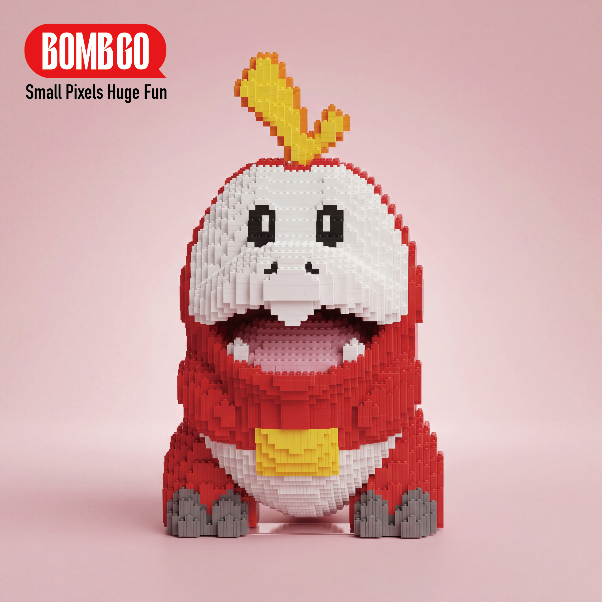 BOMBGO Pokemon Fuecoco Micro Building Blocks Set - 12111 PCS 3D Puzzle DIY Toy Collectible Gift