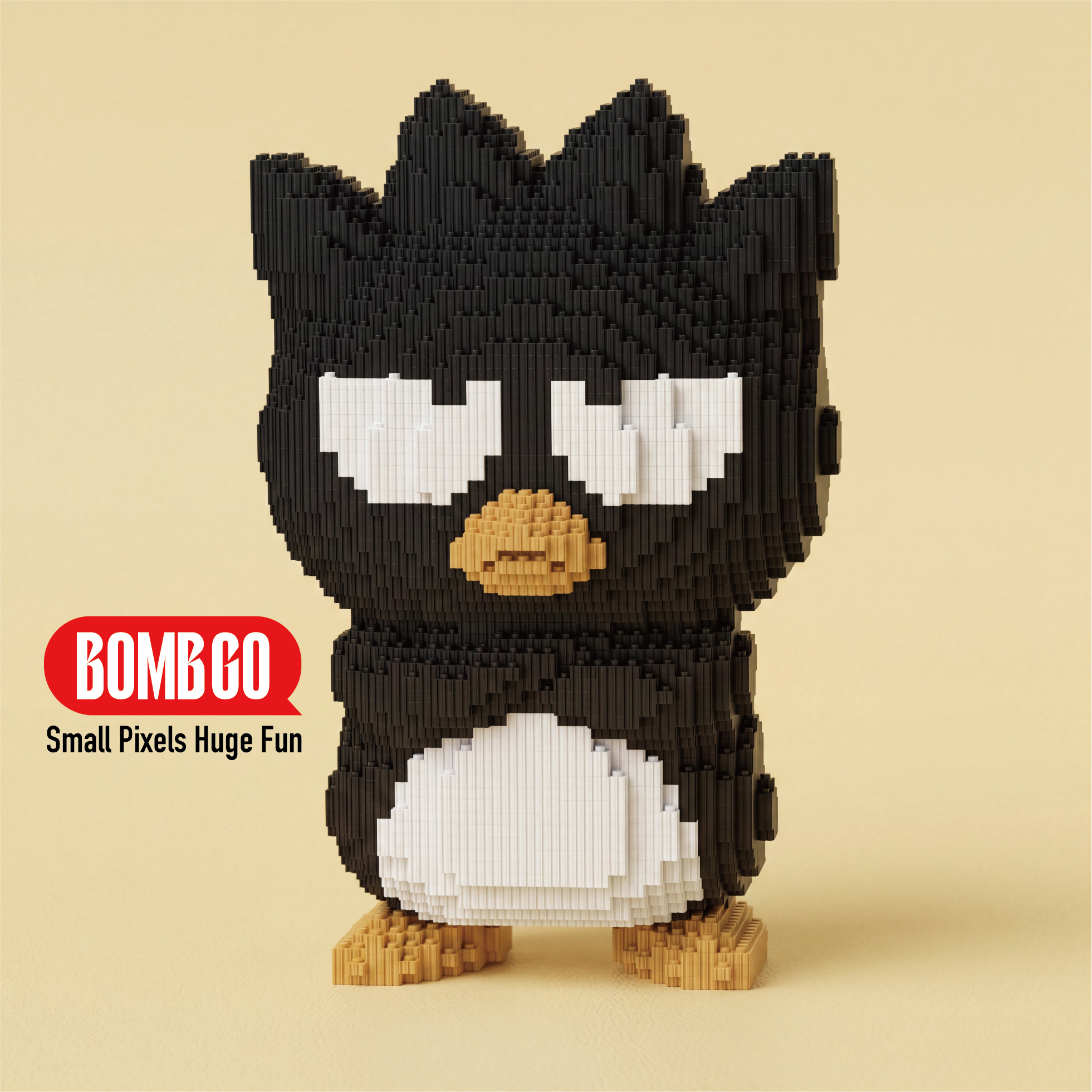BOMBGO Bad Badtz-maru Micro Building Blocks Set - 7481 PCS 3D DIY Puzzle Toy Collectible Figure Gift
