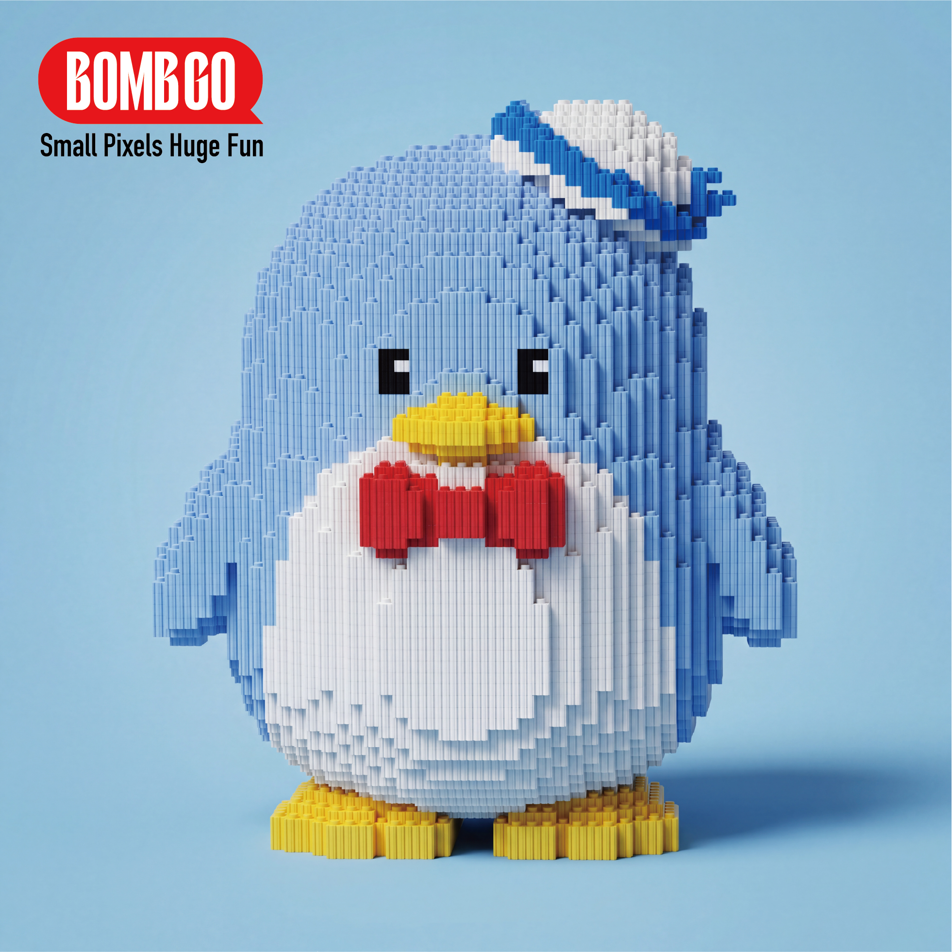 BOMBGO Tuxedosam Penguin Micro Building Blocks Set - 8082 PCS 3D Puzzle DIY Toy Collectible Gift