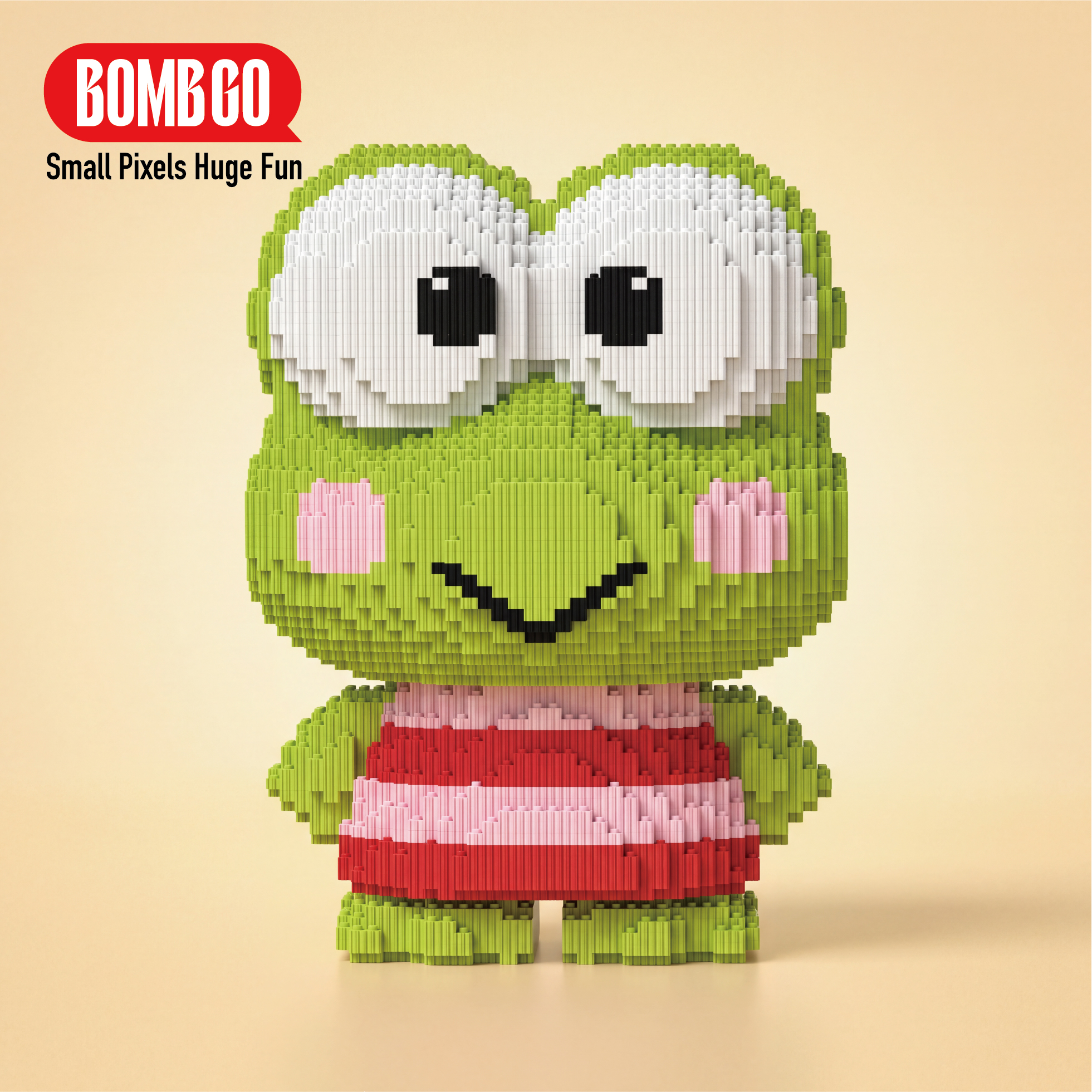BOMBGO Keroppi Frog Micro Building Blocks Set - 9191 PCS 3D DIY Puzzle Toy Collectible Figure Gift