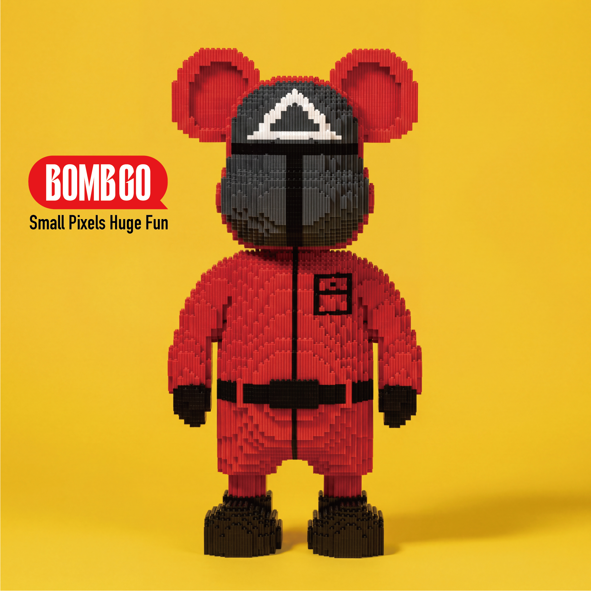 BOMBGO Squid Game Bear Micro Building Blocks Set - 16271 PCS 3D Puzzle DIY Toy Collectible Gift