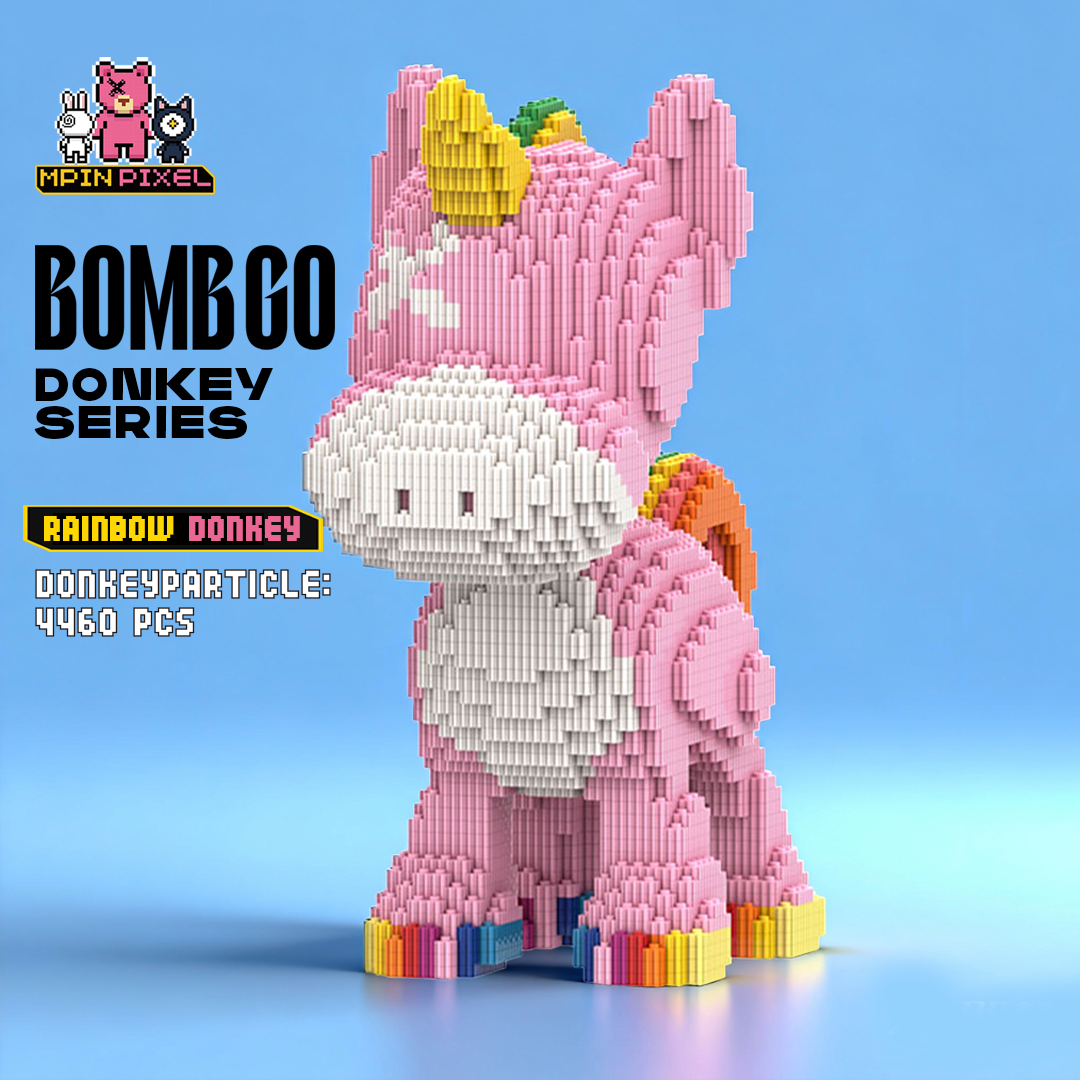 [Donkey] Rainbow Donkey (4460 pcs)