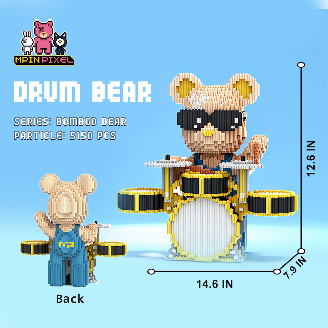 [BOMBGO Bear] Drum Bear (5150 pcs)