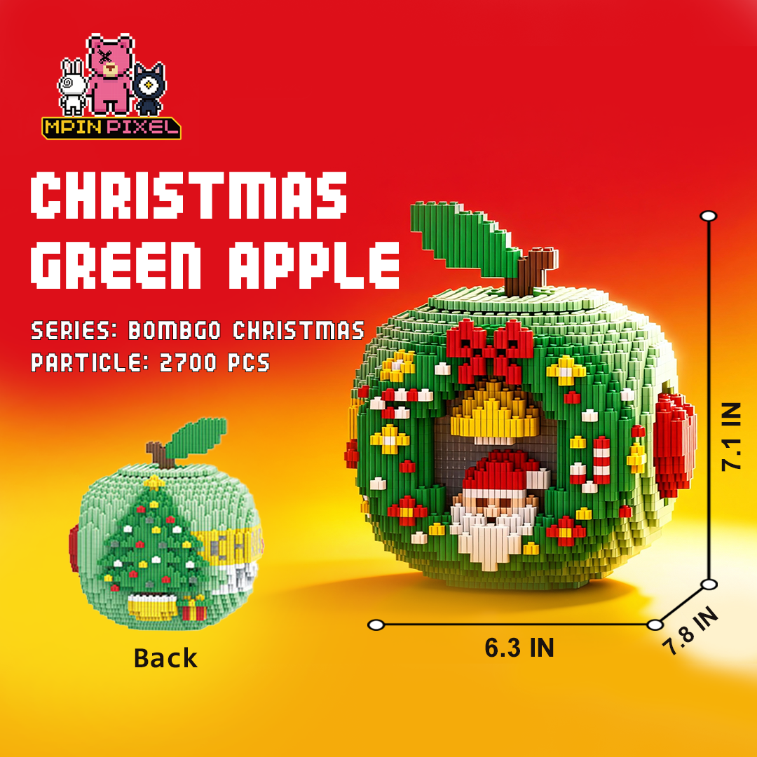 [Christmas] Green Apple (2700 pcs)