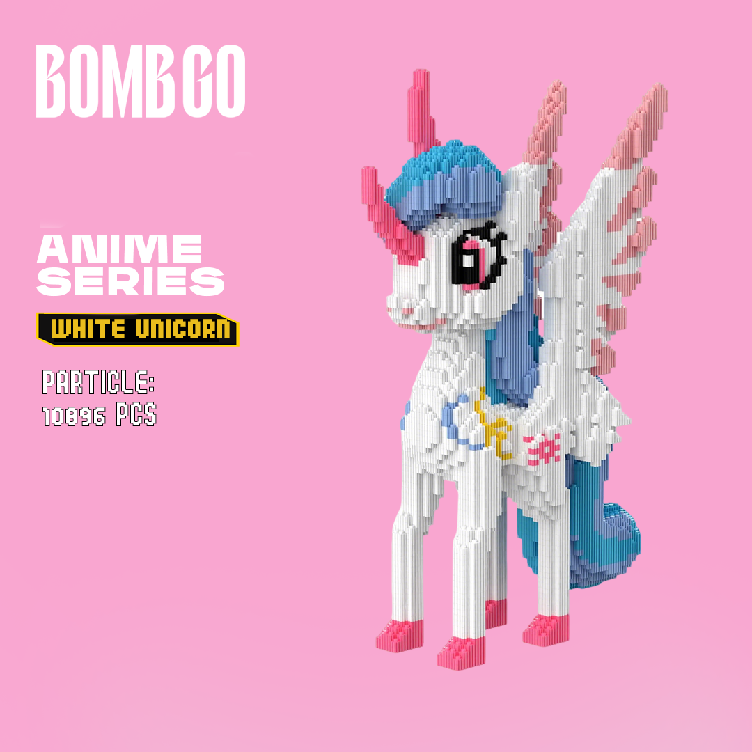 [Anime] White Unicorn (10896 pcs)