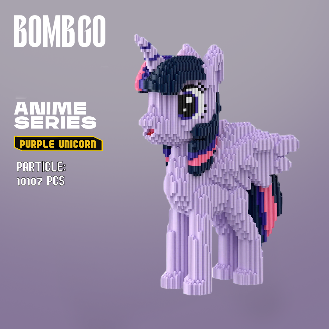[Anime] Purple Unicorn (10107 pcs)