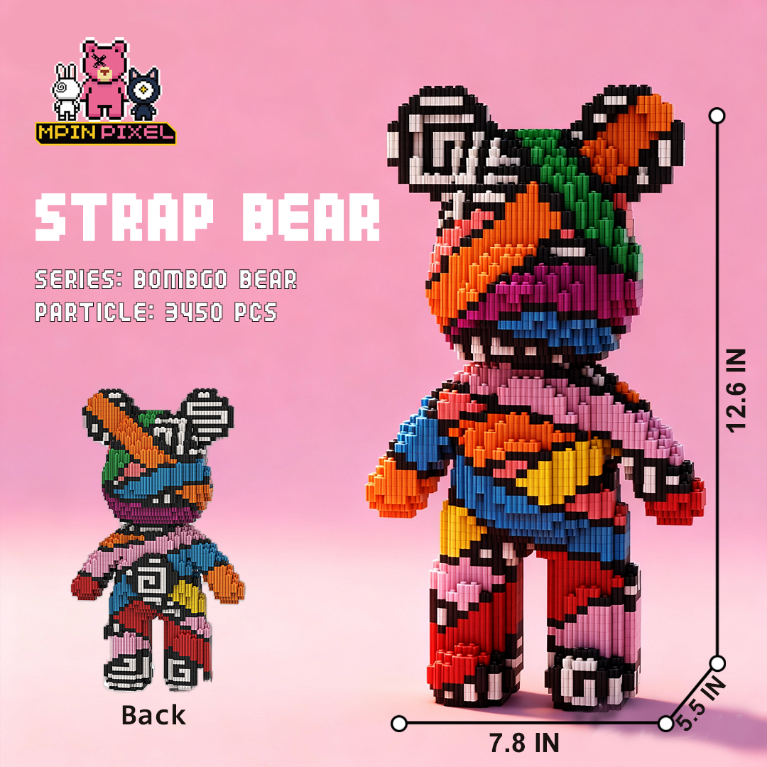 [BOMBGO Bear] Strap Bear (3450 pcs)