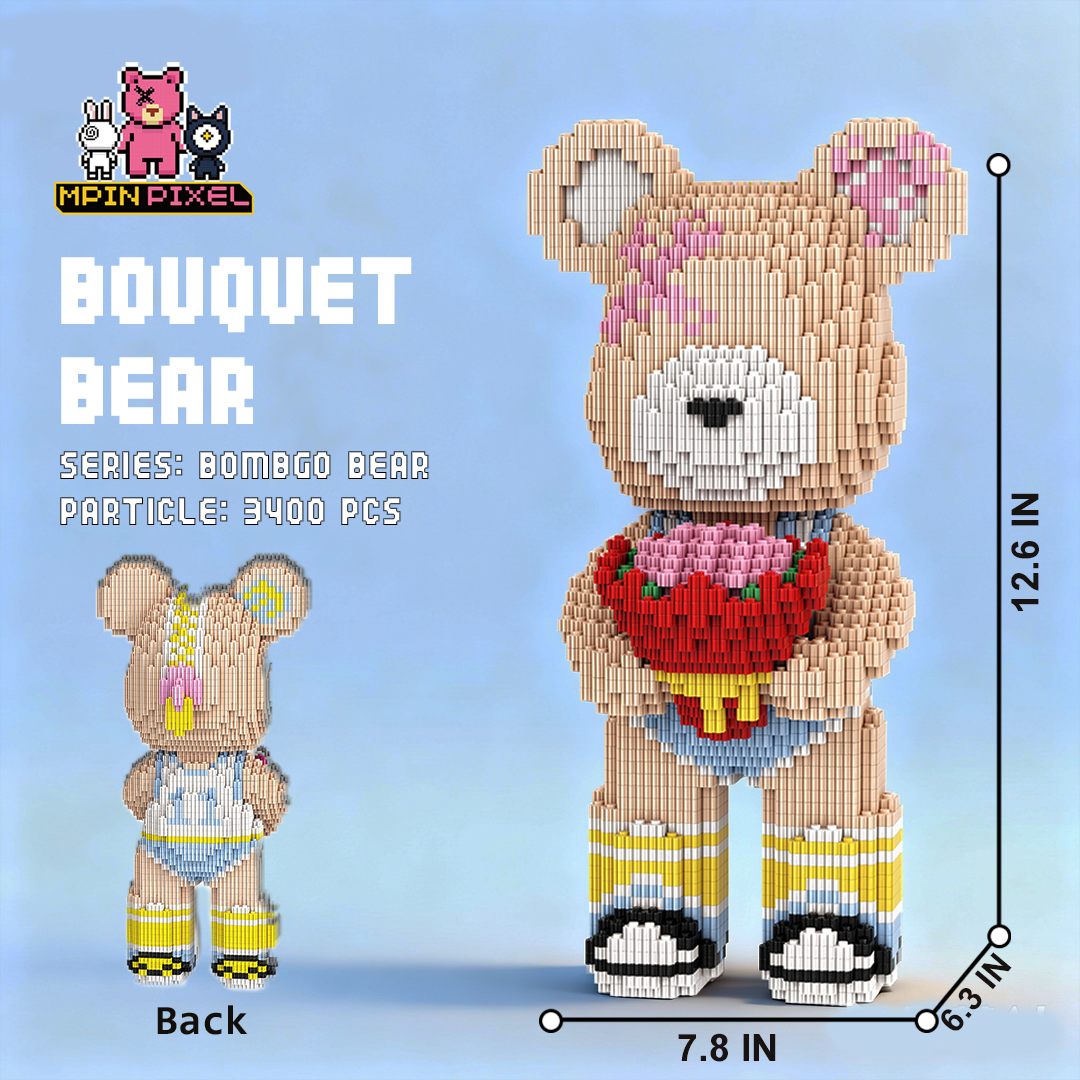 [BOMBGO Bear] Bouquet Bear (3400 pcs)