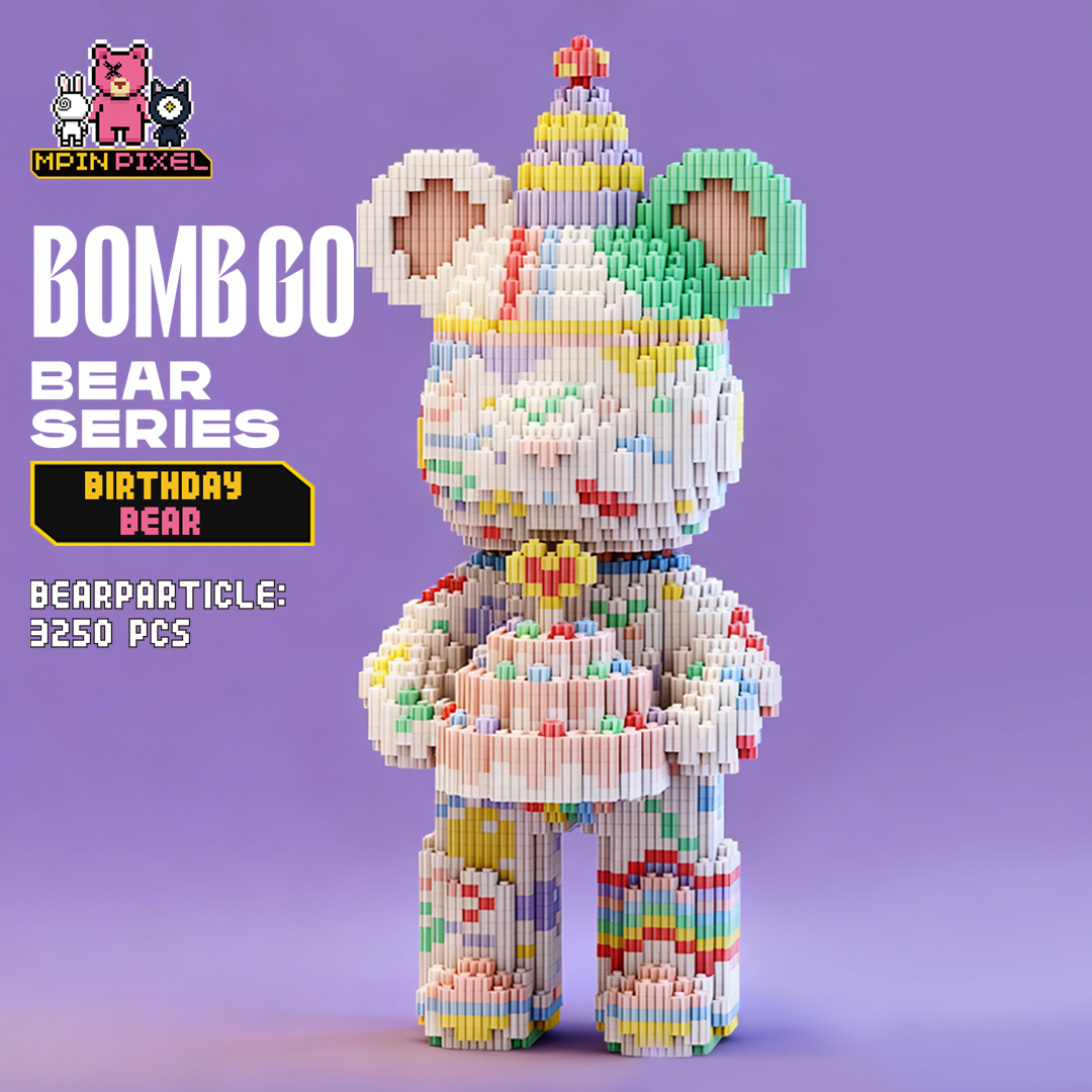 [BOMBGO Bear] Birthday Bear (3250 pcs)