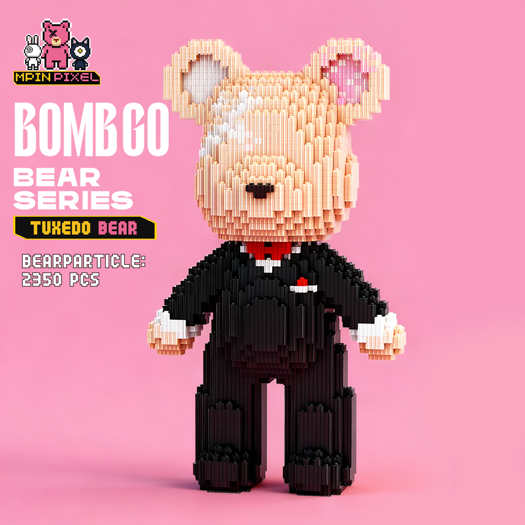 [BOMBGO Bear] Tuxedo Bear (2350 pcs)