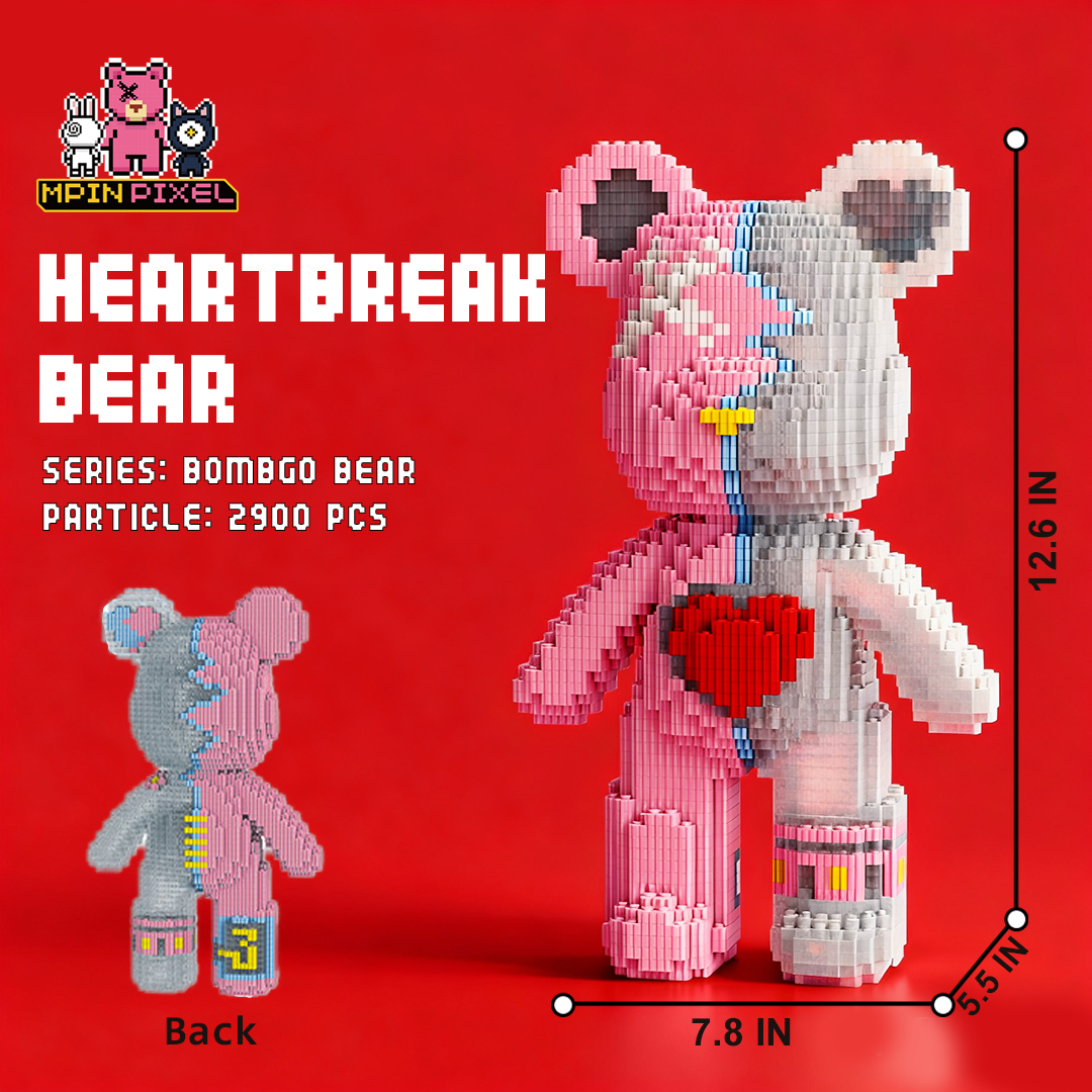 [BOMBGO Bear] Heartbreak Bear (2900 pcs)