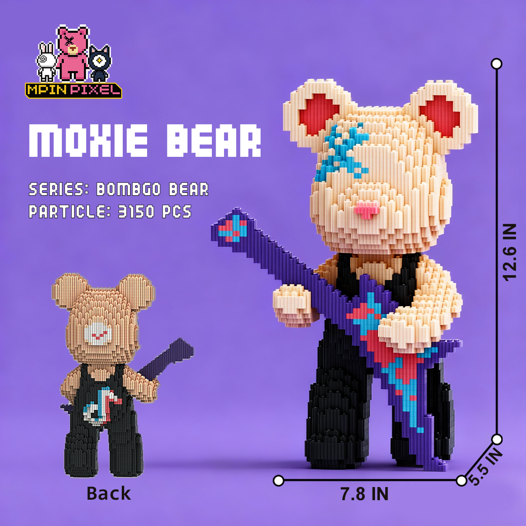 [BOMBGO Bear] Moxie Bear (3150 pcs)