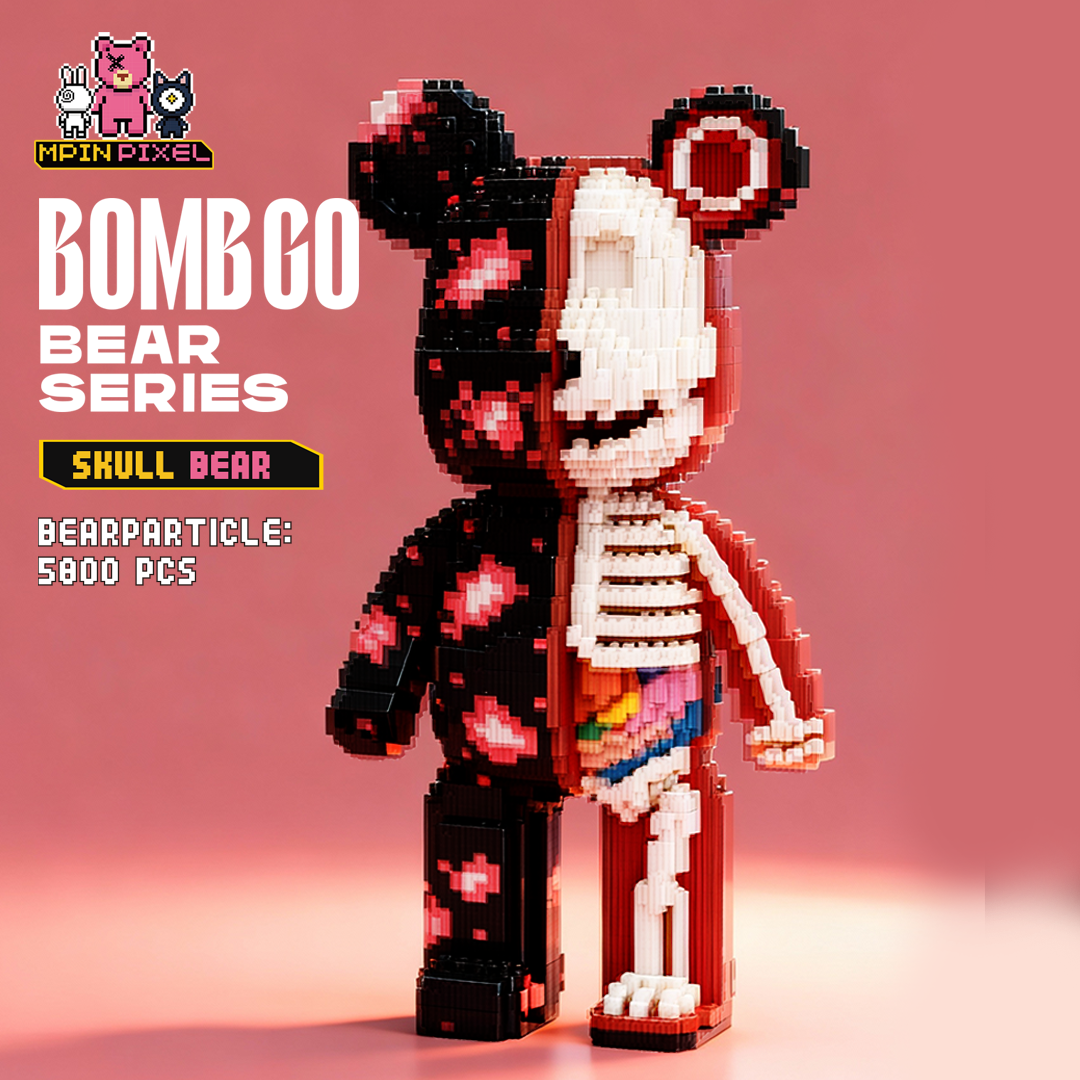 [BOMBGO Bear] Skull Bear (5800 pcs)