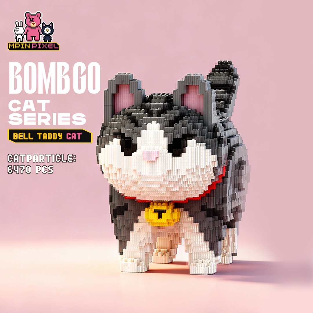 [Cat] Bell Teddy Cat (6470 pcs)