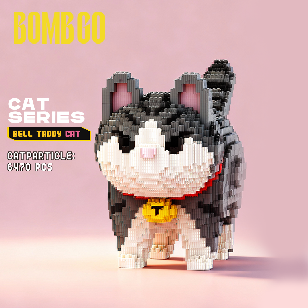 [Cat] Bell Teddy Cat (6470 pcs)