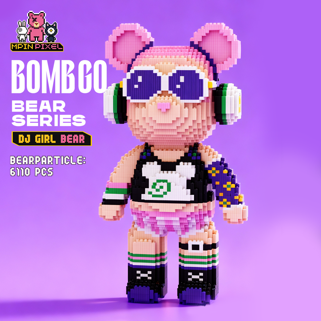 [BOMBGO Bear] DJ Girl Bear (6110 pcs)