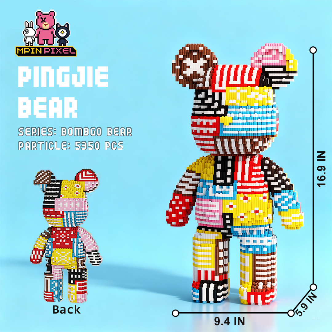 [BOMBGO Bear] Pingjie Bear (5350 pcs)