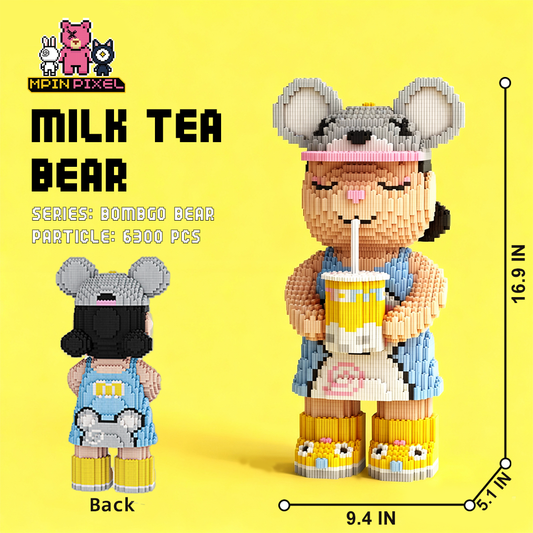 [BOMBGO Bear] Milk Tea Bear (5300 pcs)