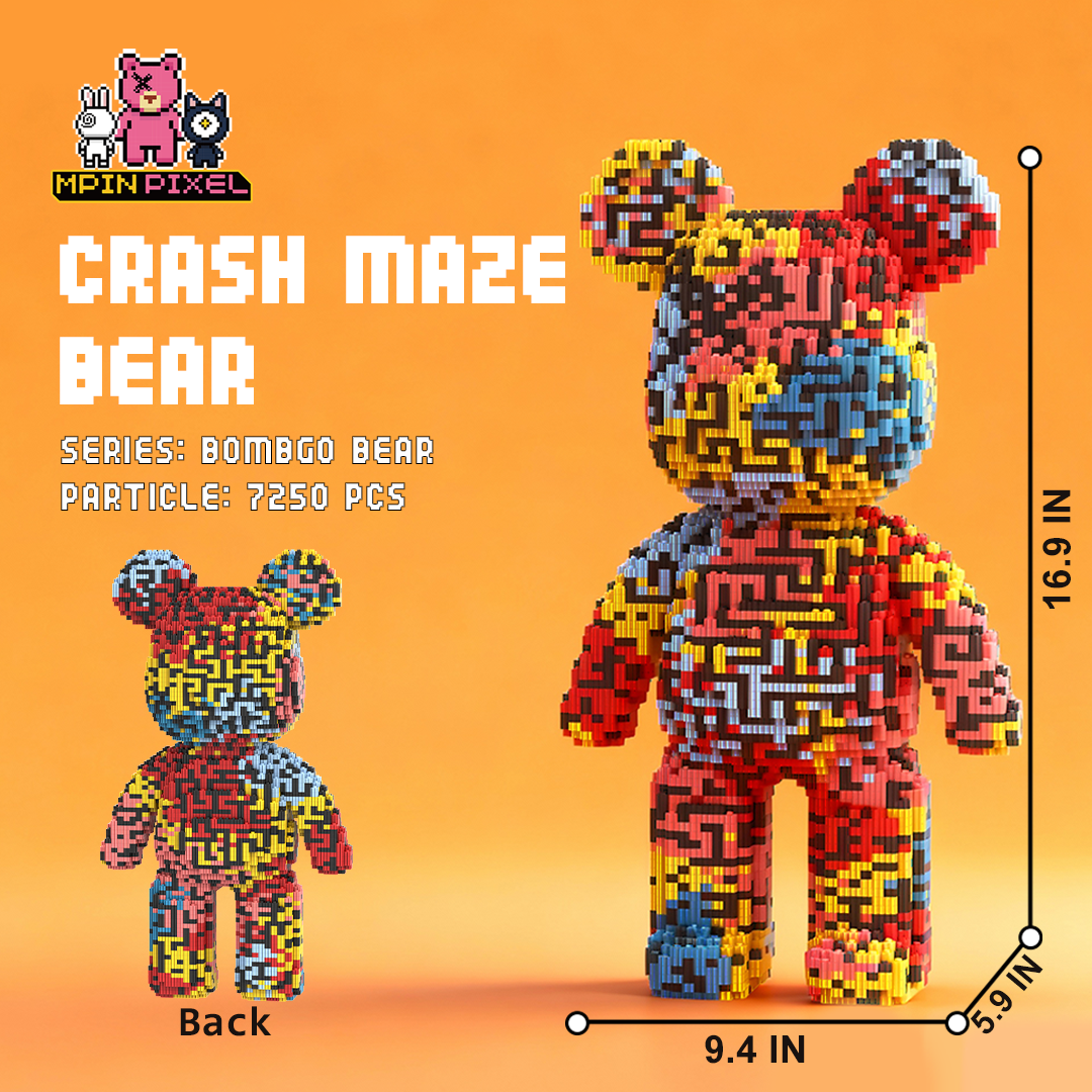 [BOMBGO Bear] Crash Maze Bear (7250 pcs)