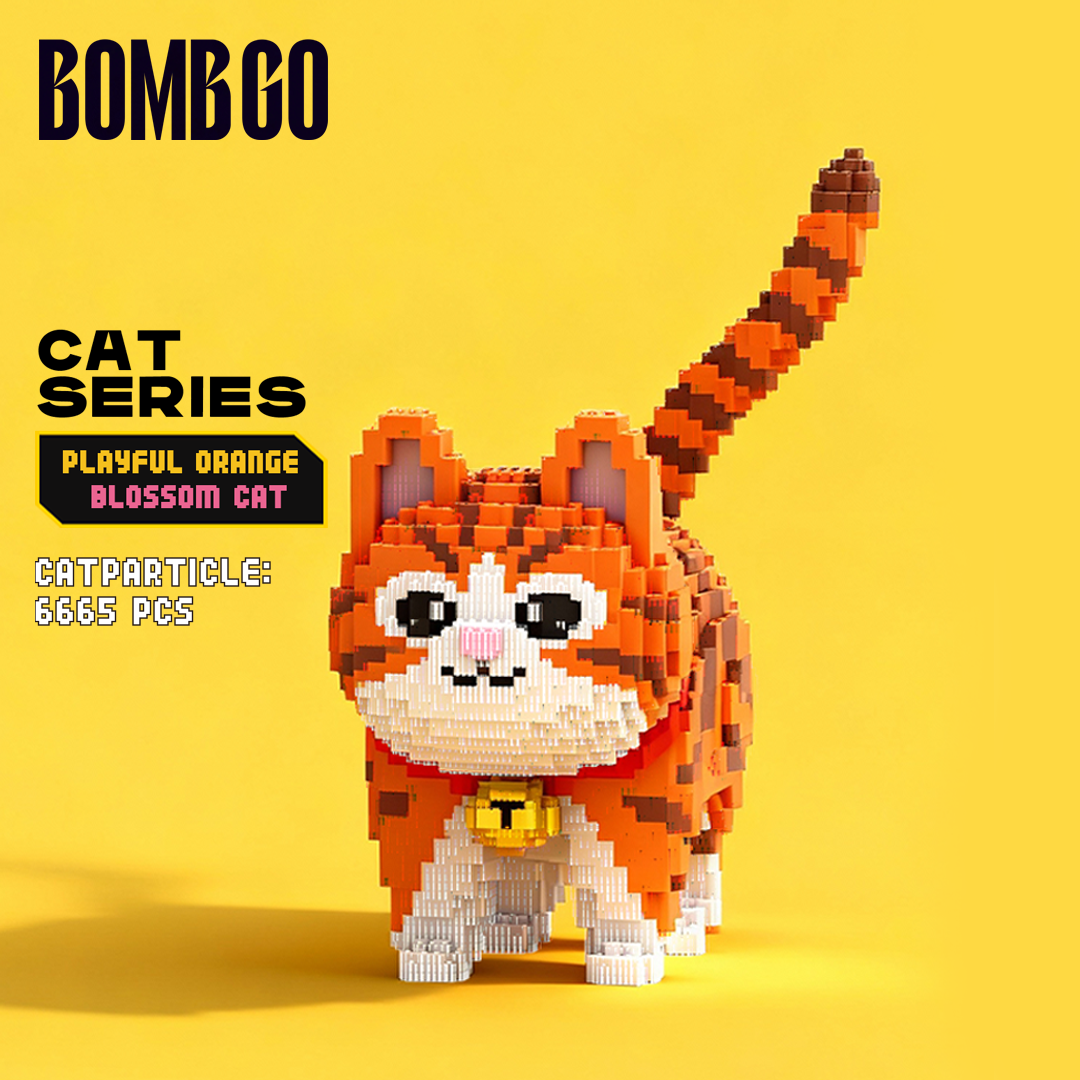 [Cat] Playful Orange Blossom Cat (6665 pcs)