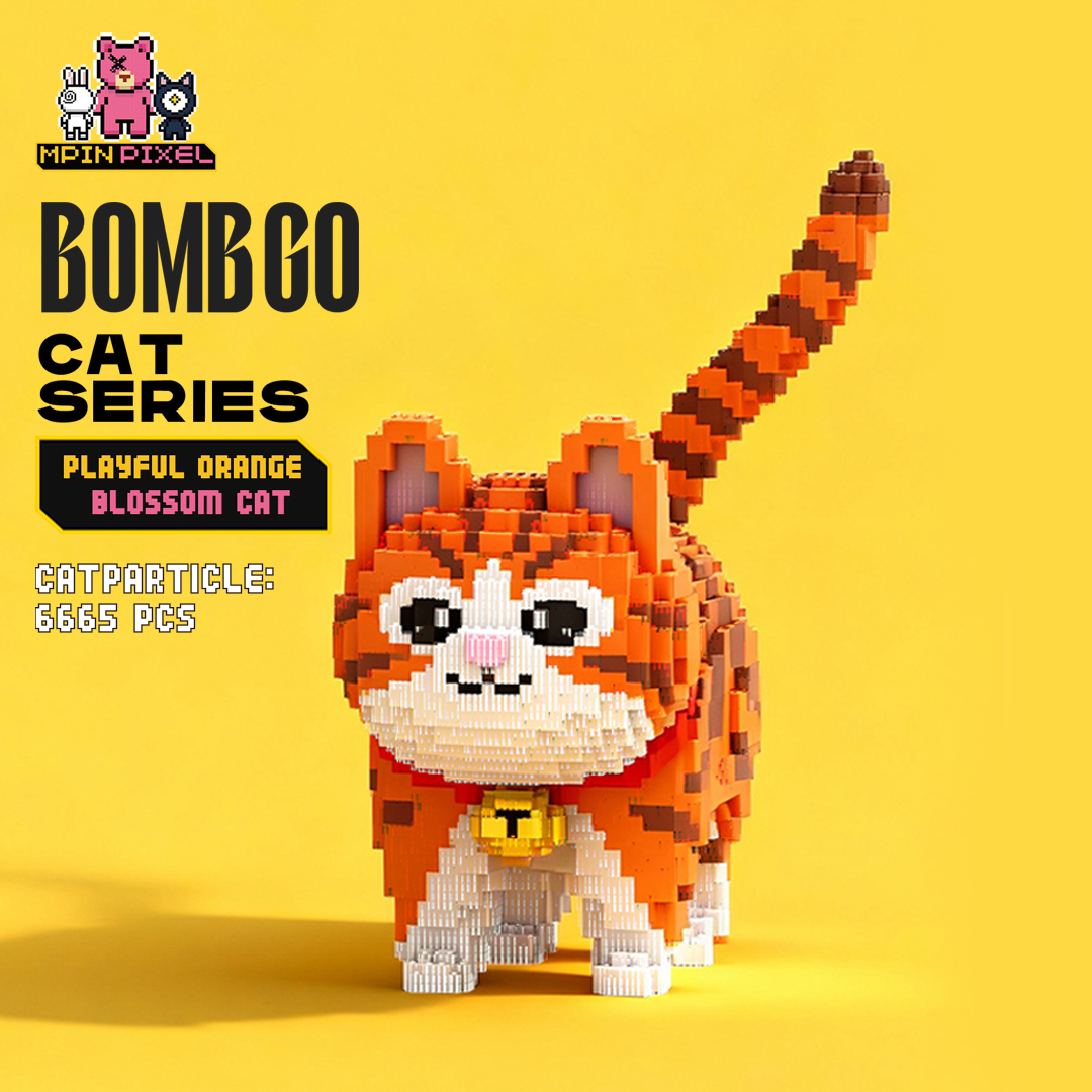 [Cat] Playful Orange Blossom Cat (6665 pcs)