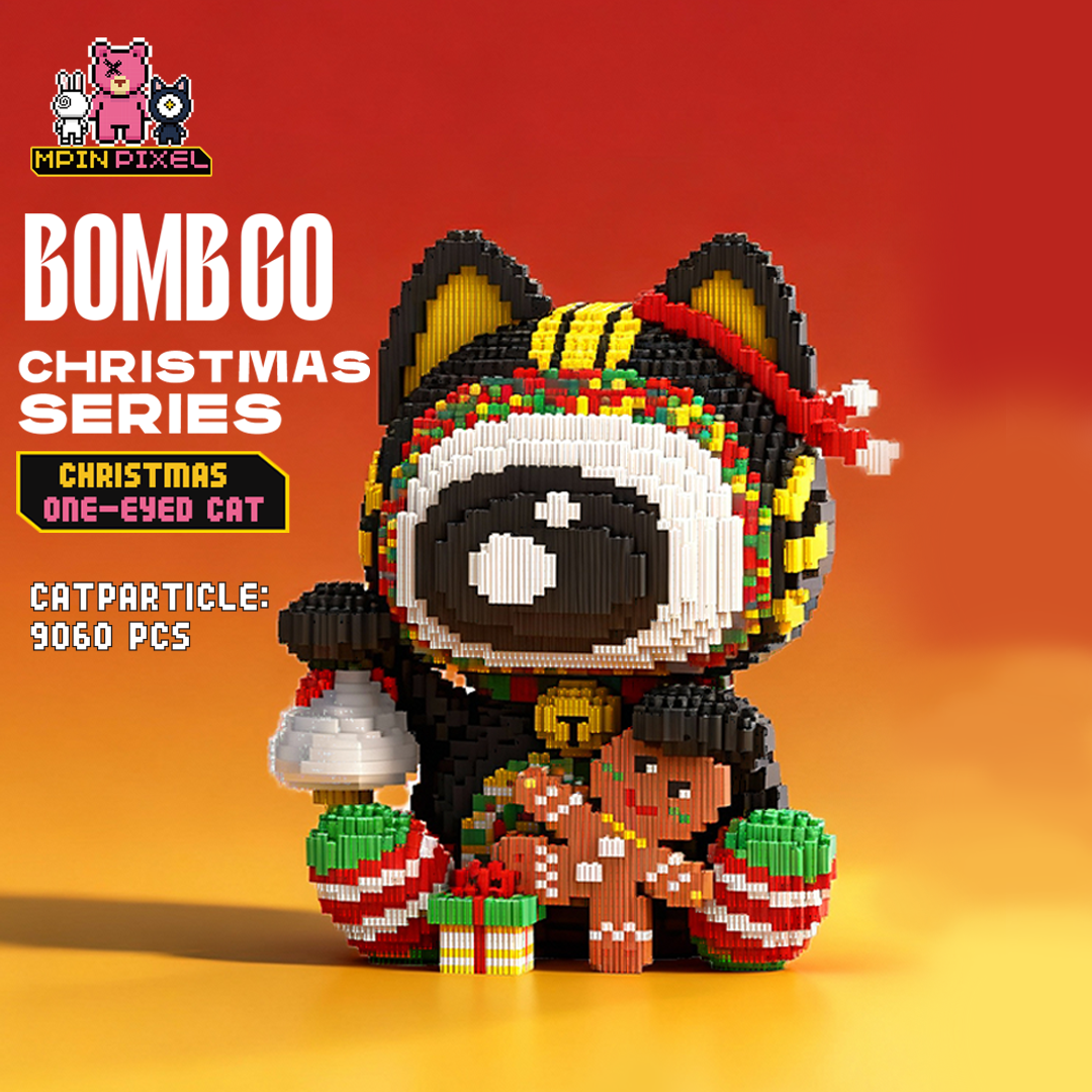 [Christmas] one-eyed cat (9060 pcs)