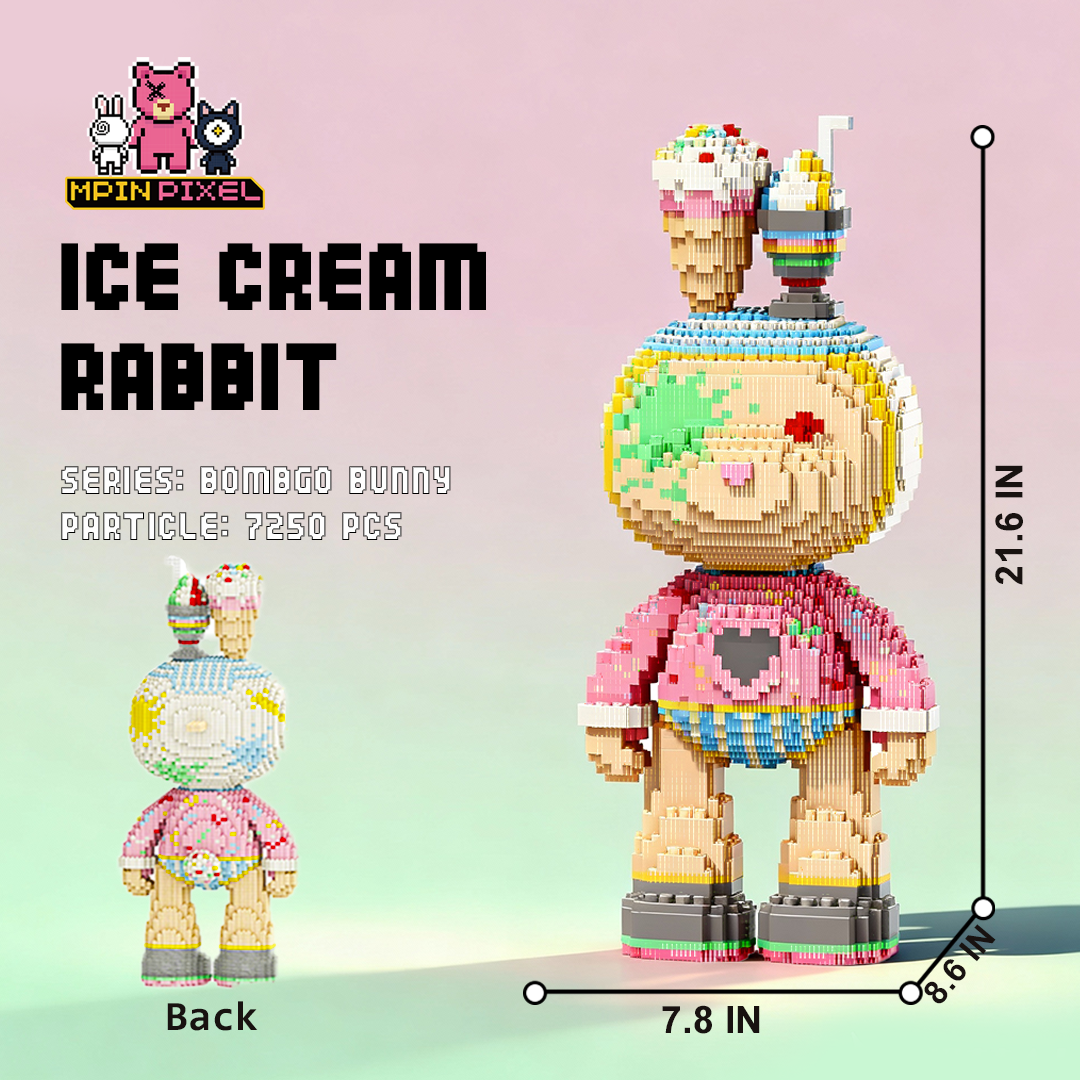 [Momo Rabbit] Ice Cream Rabbit (7250 pcs)
