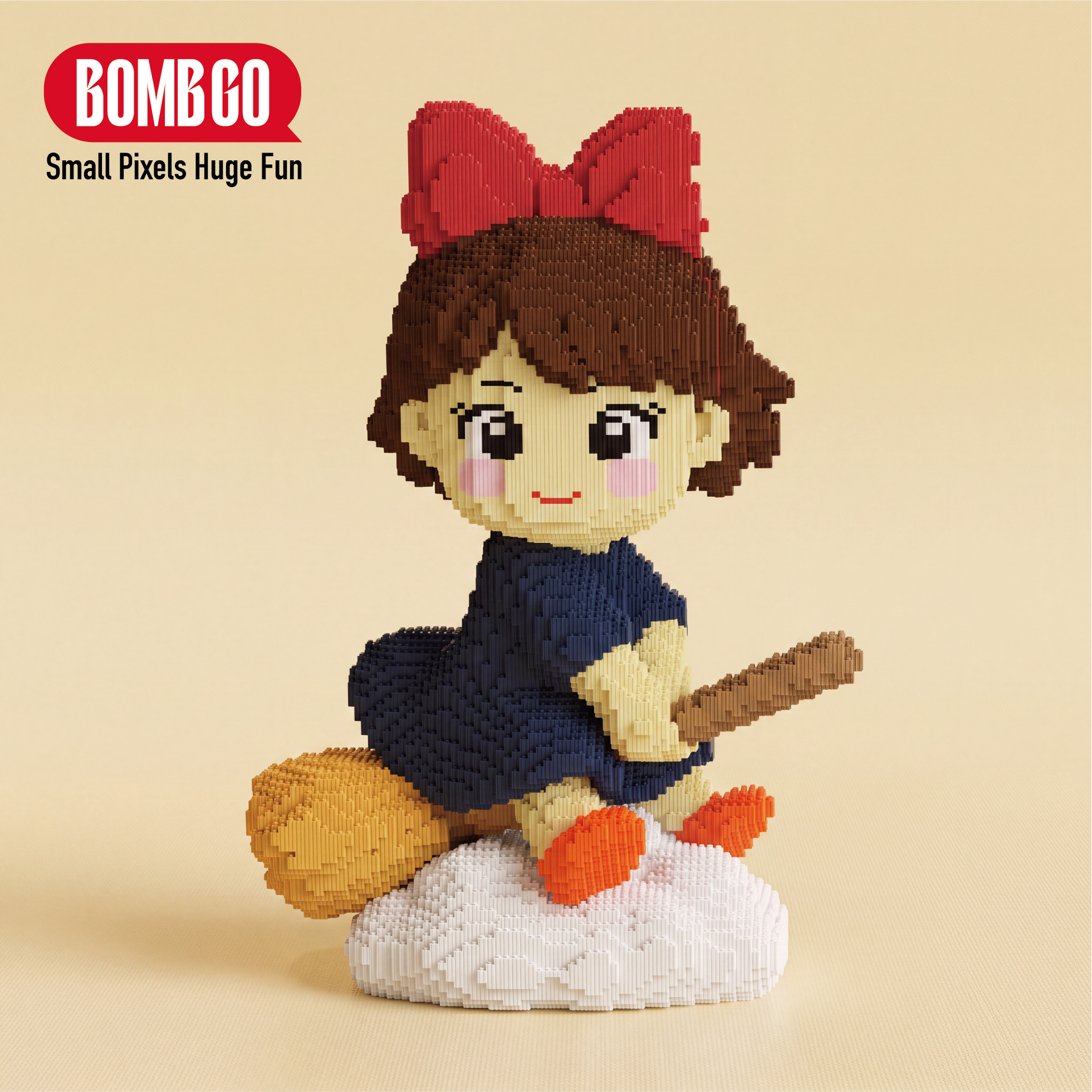 BOMBGO Kiki's Delivery Service Micro Building Blocks Set - 28926 PCS 3D Puzzle DIY Toy Collectible Gift