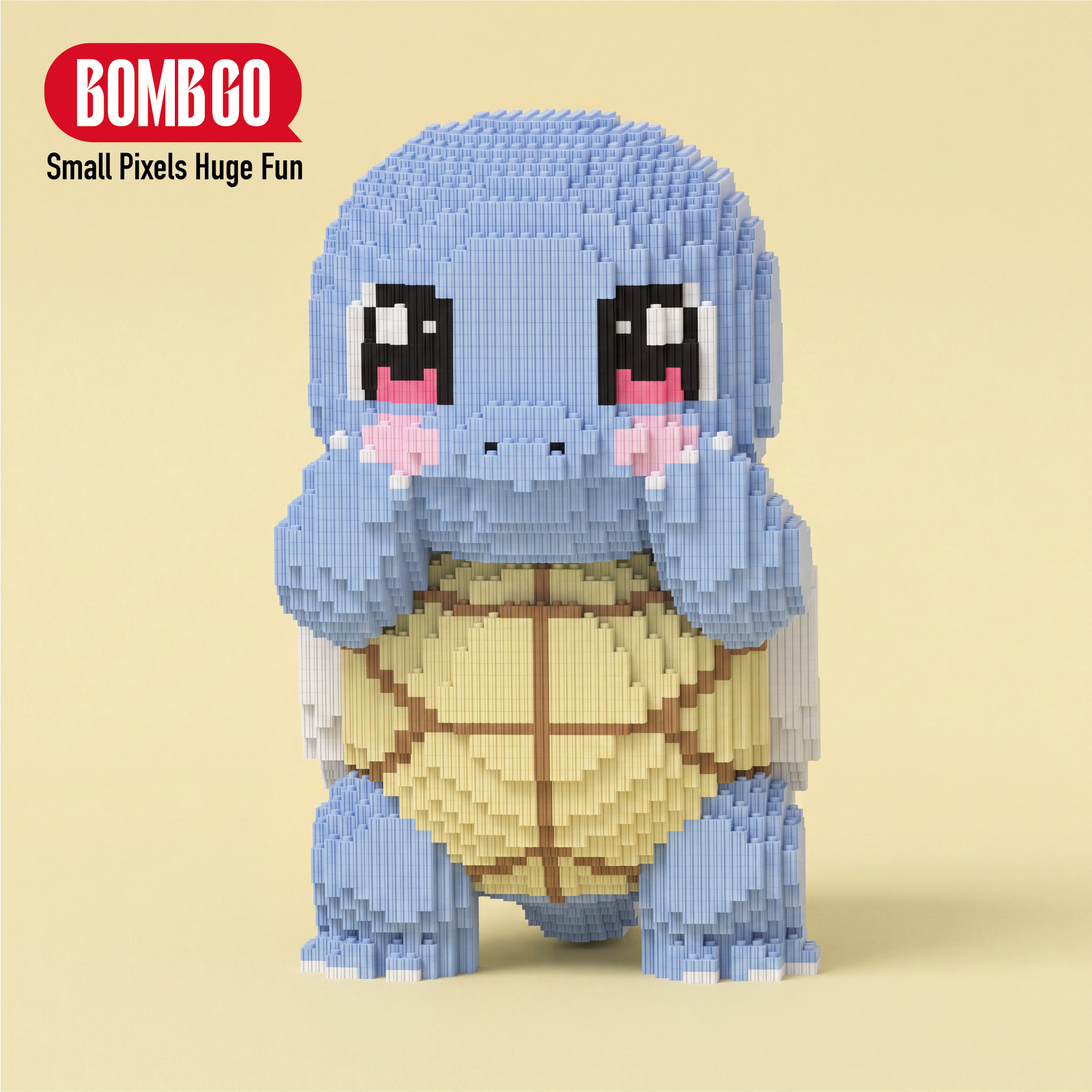 BOMBGO Squirtle Micro Building Blocks Set - 9716 PCS 3D Puzzle DIY Toy Collectible Gift