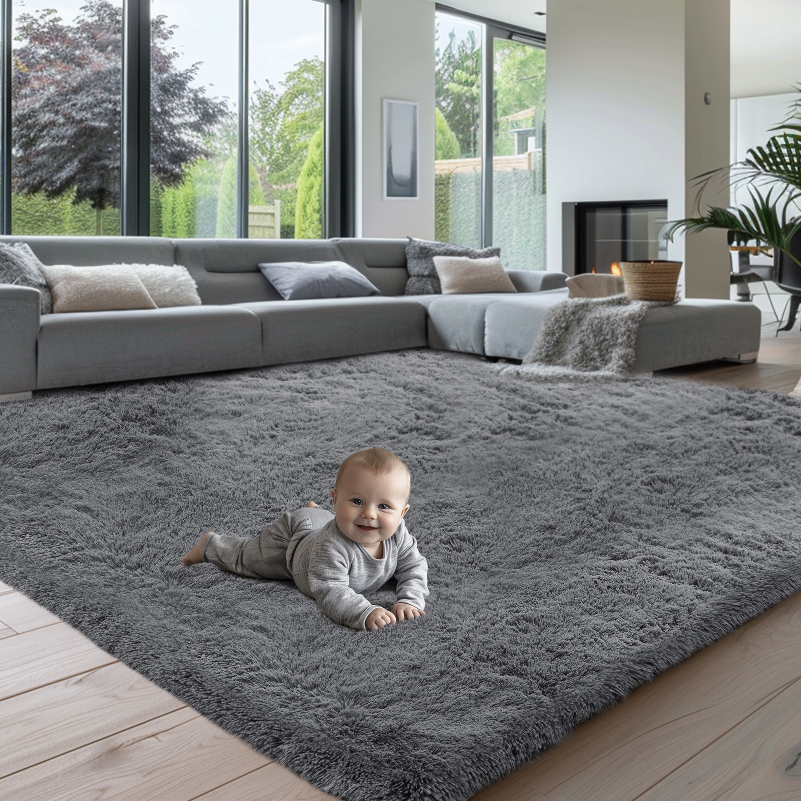 OPPODREAM Fluffy Rug