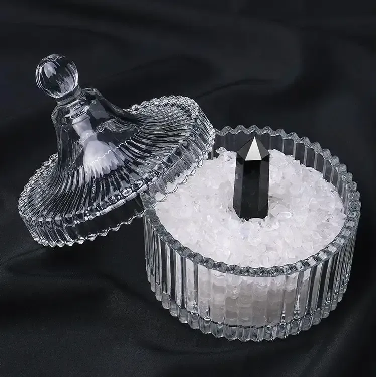Crystal demagnetizing bowl