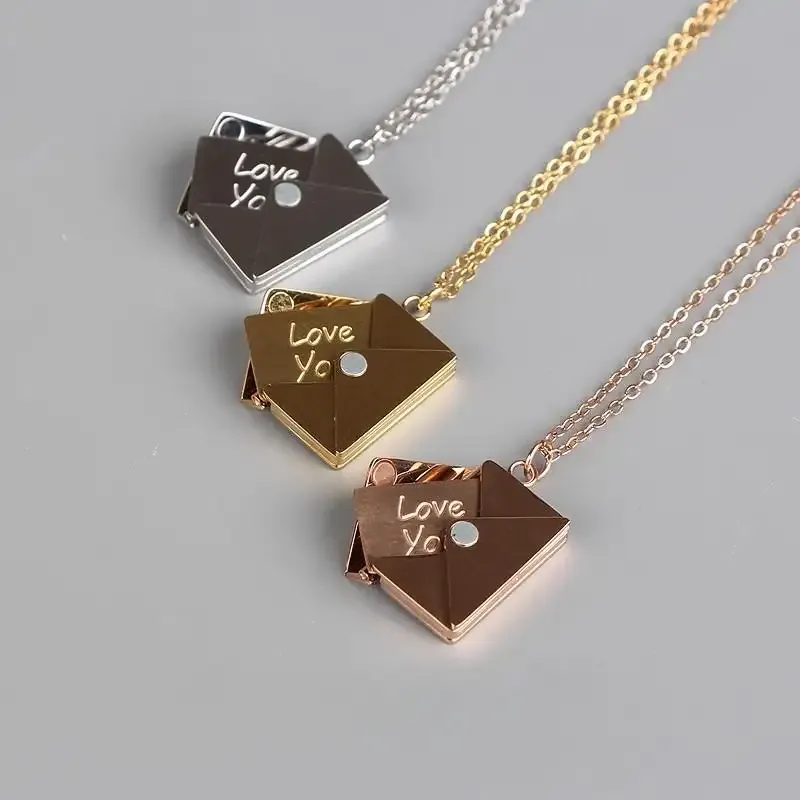 Envelope Necklace Customization