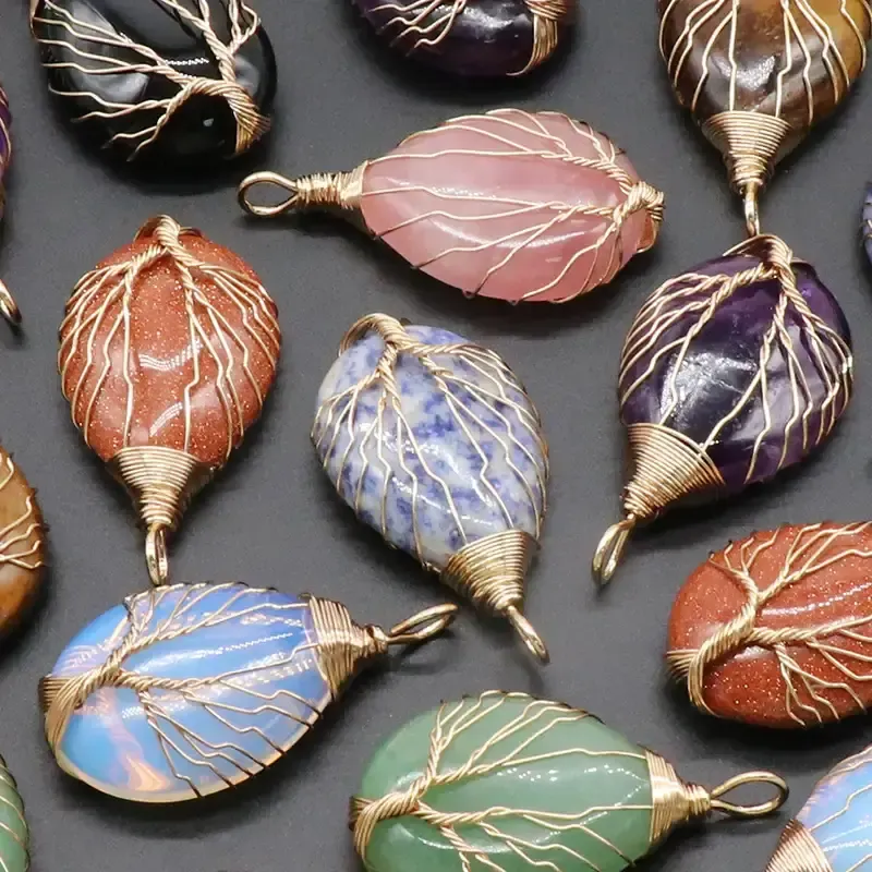Tree of Life Crystal Pendant