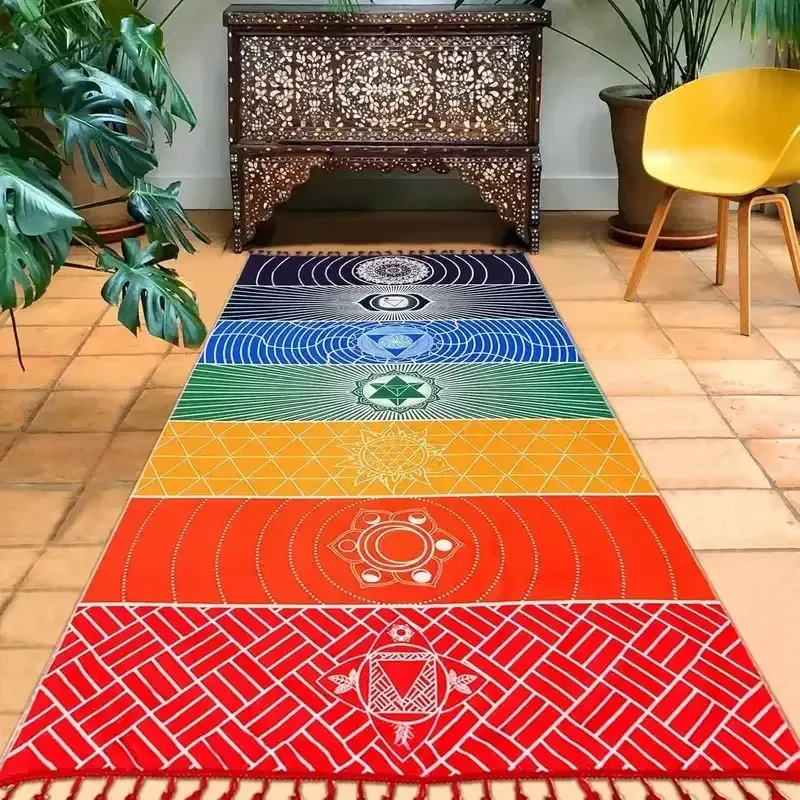Mandala Seven Chakra Healing Tapestry