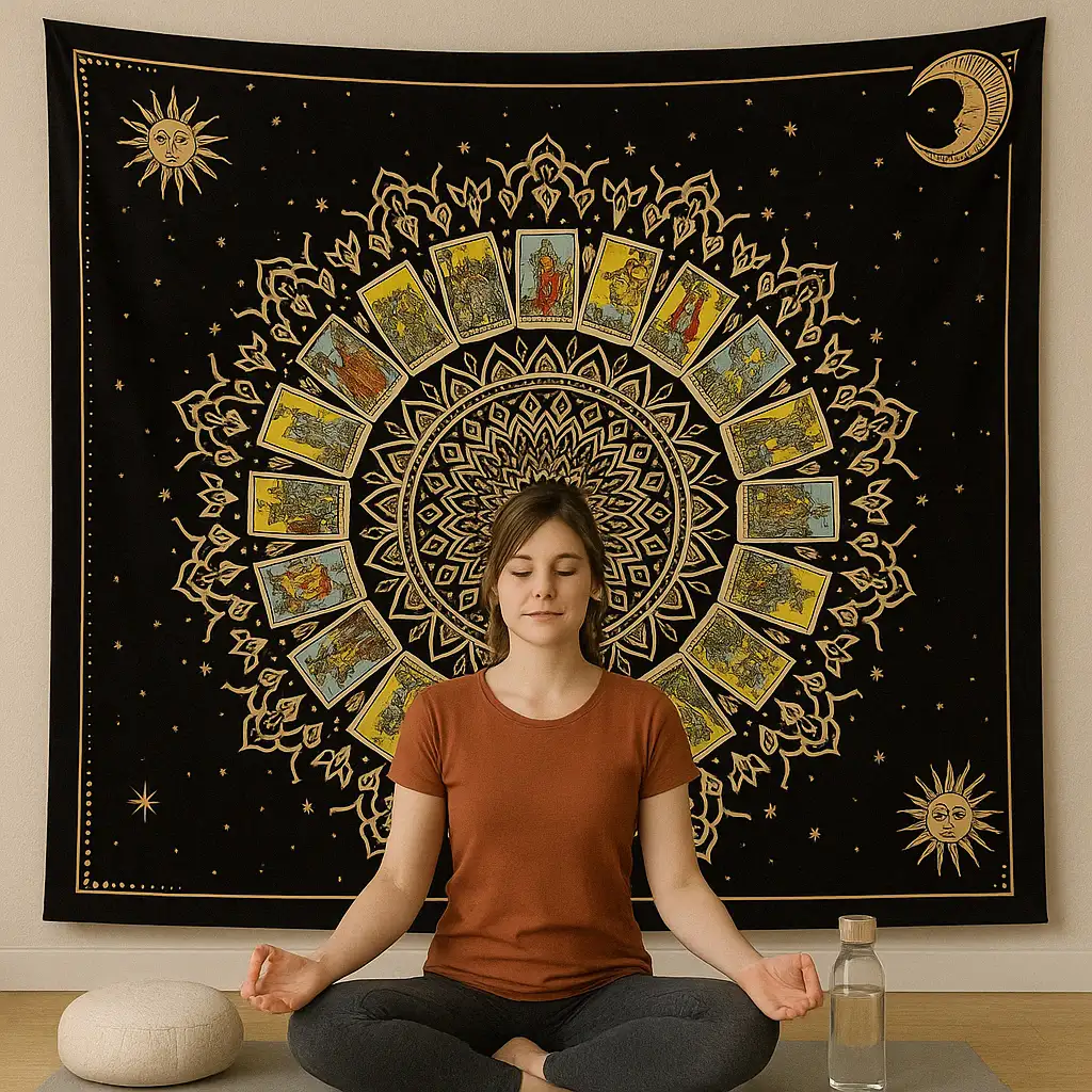 Bohemian Tarot Tapestry