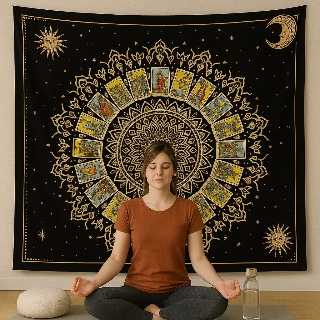 Bohemian Tarot Tapestry