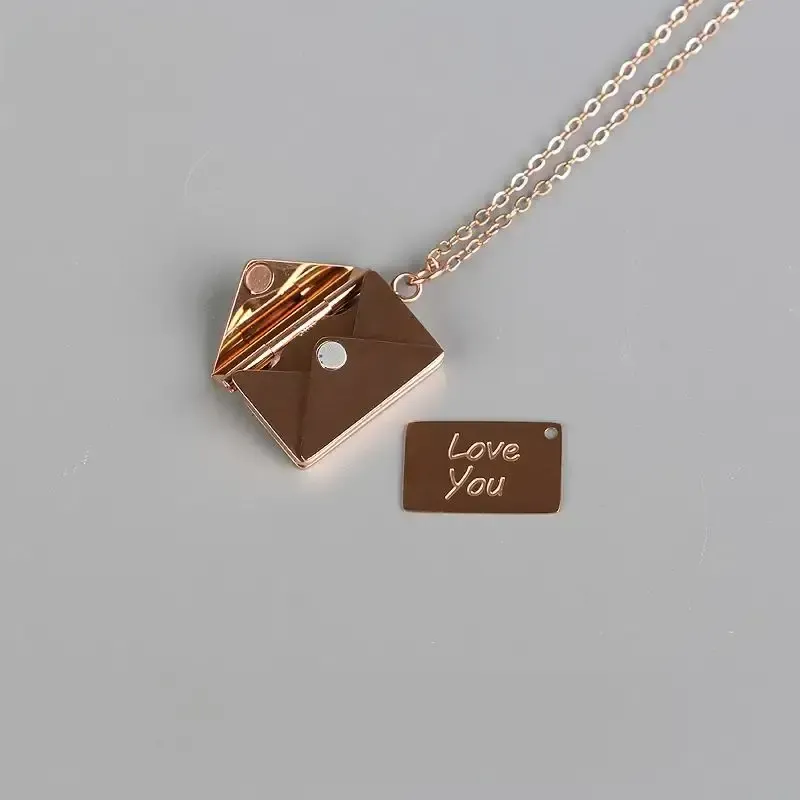 Envelope Necklace Customization