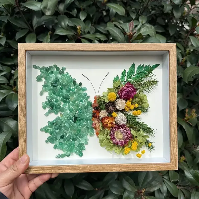DIY Dried Flower Crystal Ornaments