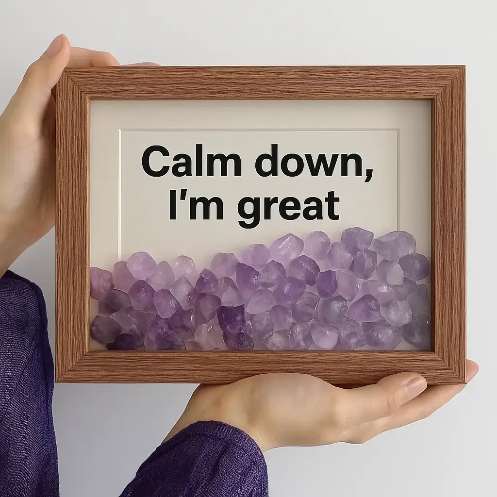 Amethyst photo frame customization