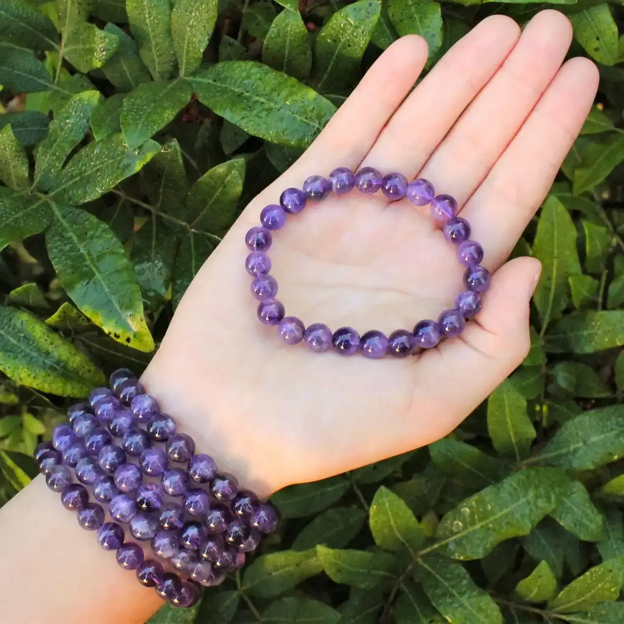 Amethyst bracelet