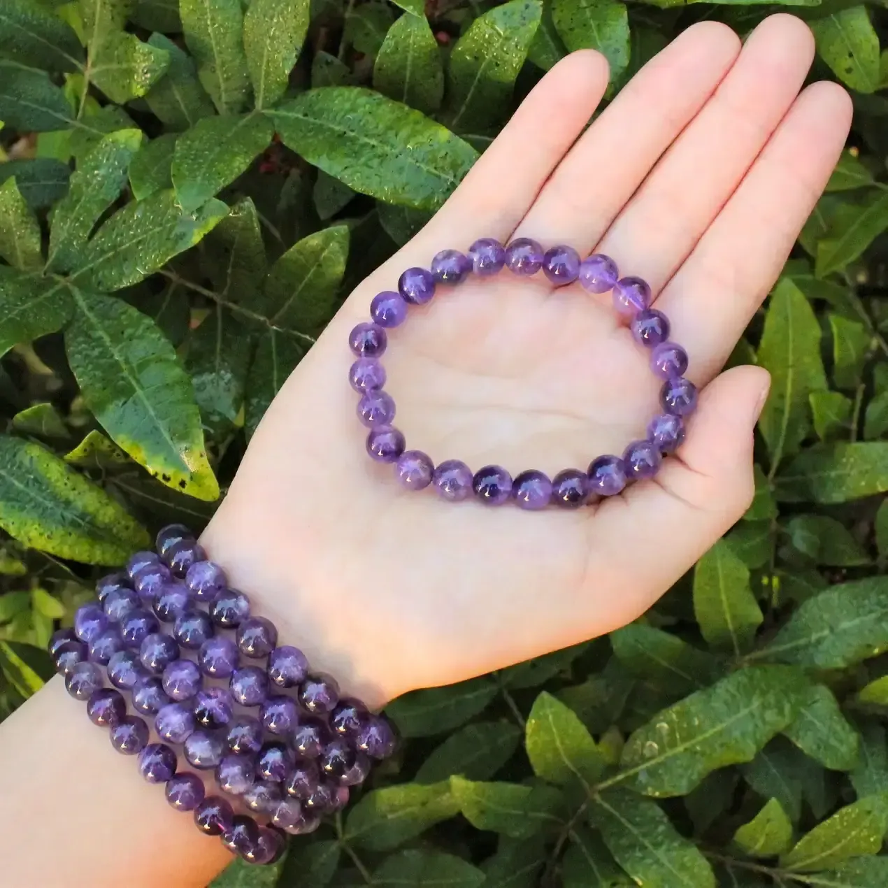 Amethyst bracelet