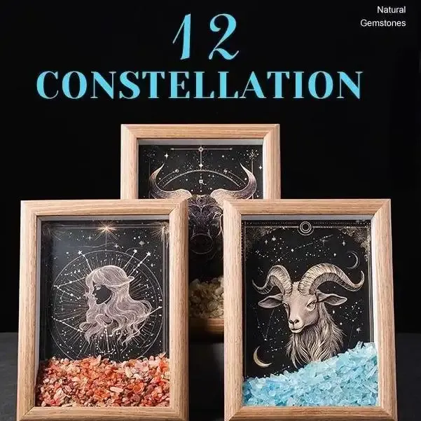 12 Constellations Crystal Ornaments